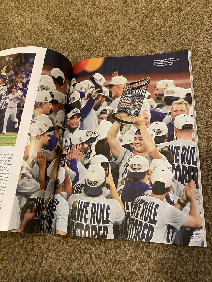 Los Angeles Times Dodgers 2025 World Series Commemorative 80 Page Magazine Rare - Image 4 of 4
