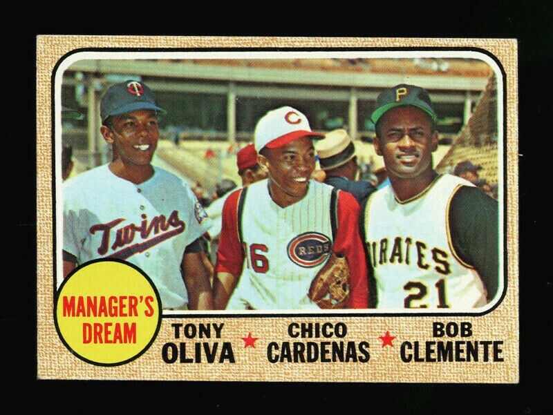 1968 TOPPS #480 ROBERTO CLEMENTE TONY OLIVA THE BEST EBAY DEAL FOR $100 SHIPPED 