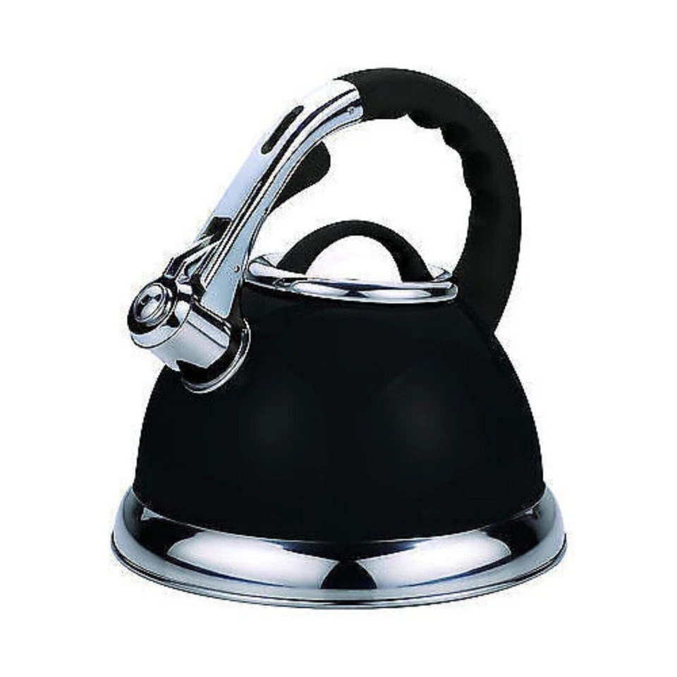 3.5L Stainless Steel Whistling Kettle Gas Electric Ceramic Hob Stove Camping New - Image 3 of 4