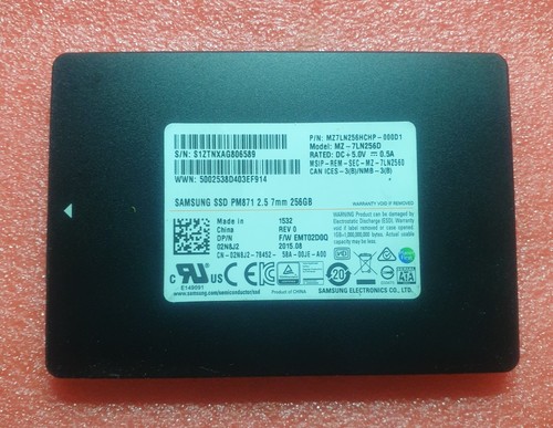 Joblot Mixed Brands SSD 10 x 256GB SATA III 2.5 Internal Laptop Desktop Pc - 第 1/1 張圖片