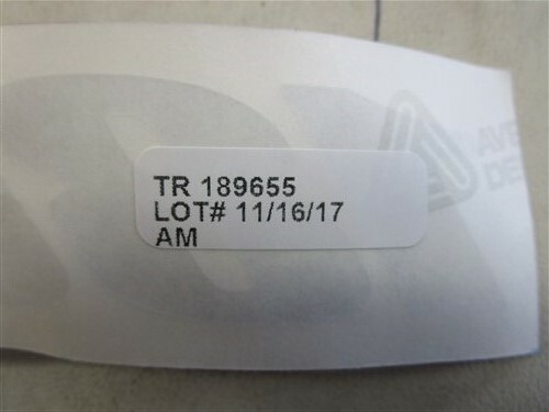 TRACKER GRIZZLY 1860 CC DECAL 189655 BLACK 8 3/4" X 1 1/8" MARINE BOAT - Picture 5 of 5