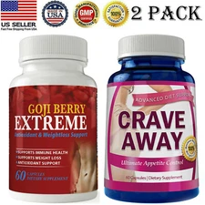 Goji Berry Immune Health & Crave Away Appetite Control Weight Loss Supplements