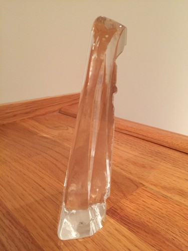 VTG Cut Glass Etched Lighthouse Nautical Paperweight Decor Figurine Statue RARE - Picture 6 of 8