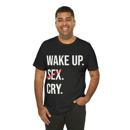 SVEGLIATI. SESSO. CRY. T-shirt//FUTURE GHOST - Foto 9 di 13