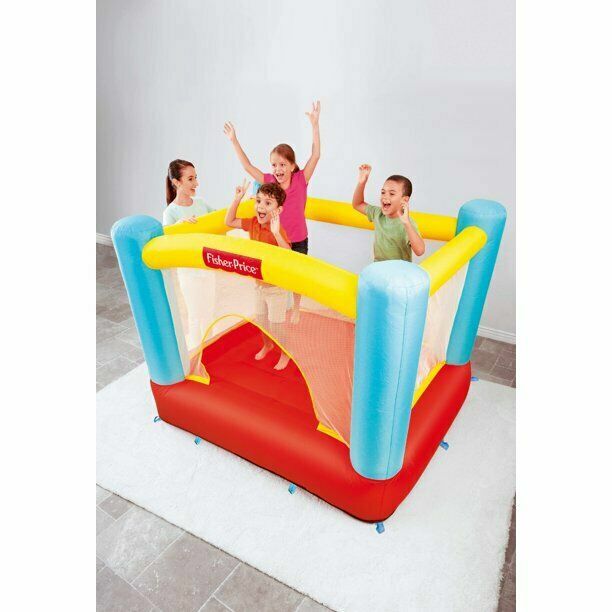 With Built In Fisher Price Bouncesational Bounce House Fisher