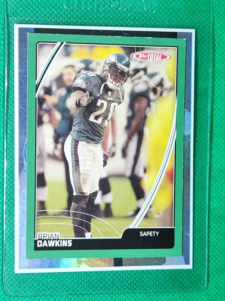 1996 Topps Stadium #343 Brian Dawkins ROOKIE RARE OVERSIZED Philadelphia Eagles - Image 3 of 4