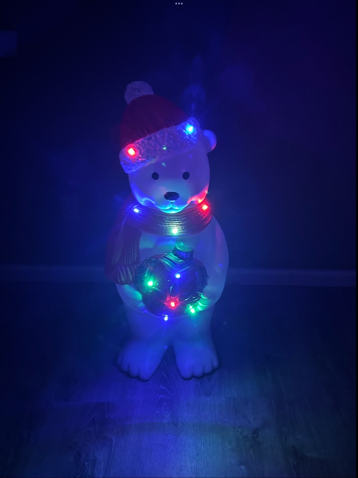 Home Accents Holiday LED Polar Bear Blow Mold eBay