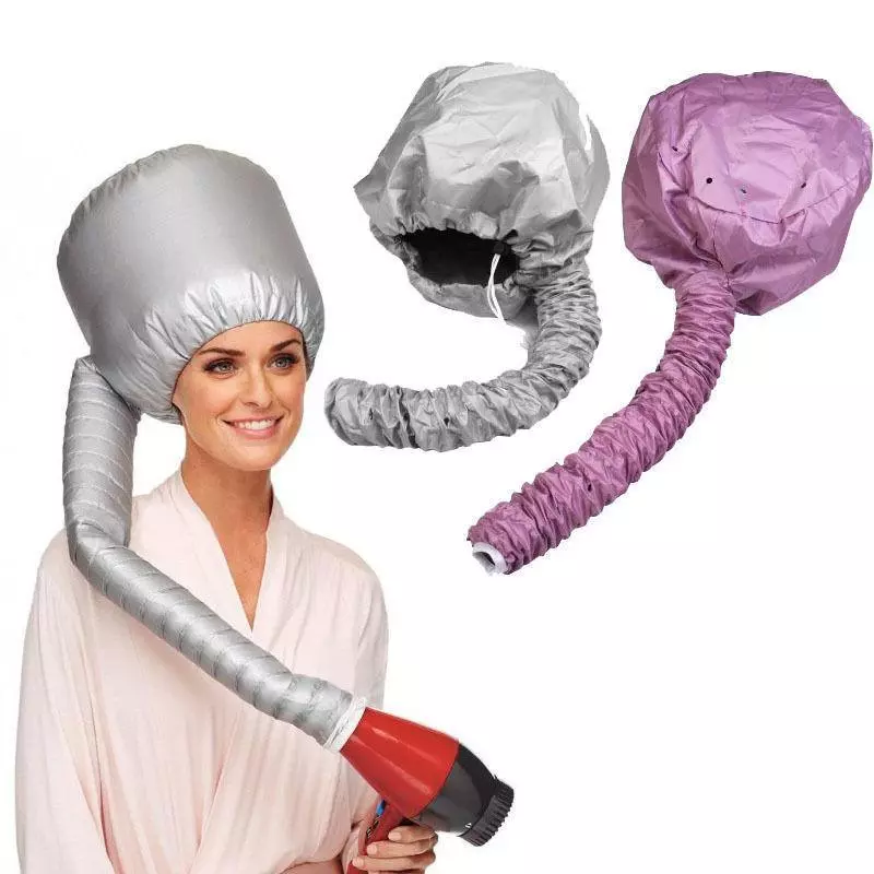 Portable Soft Hair Drying Salon Cap Bonnet Hood Hat Blow Dryer