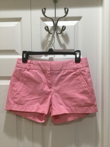 J. CREW Chino Shorts. Pink. Size 0 