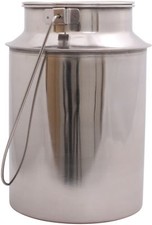 Milchkanne Transportkanne Milchkrug Kanne 5 l Transportkrug Krug Edelstahlkanne