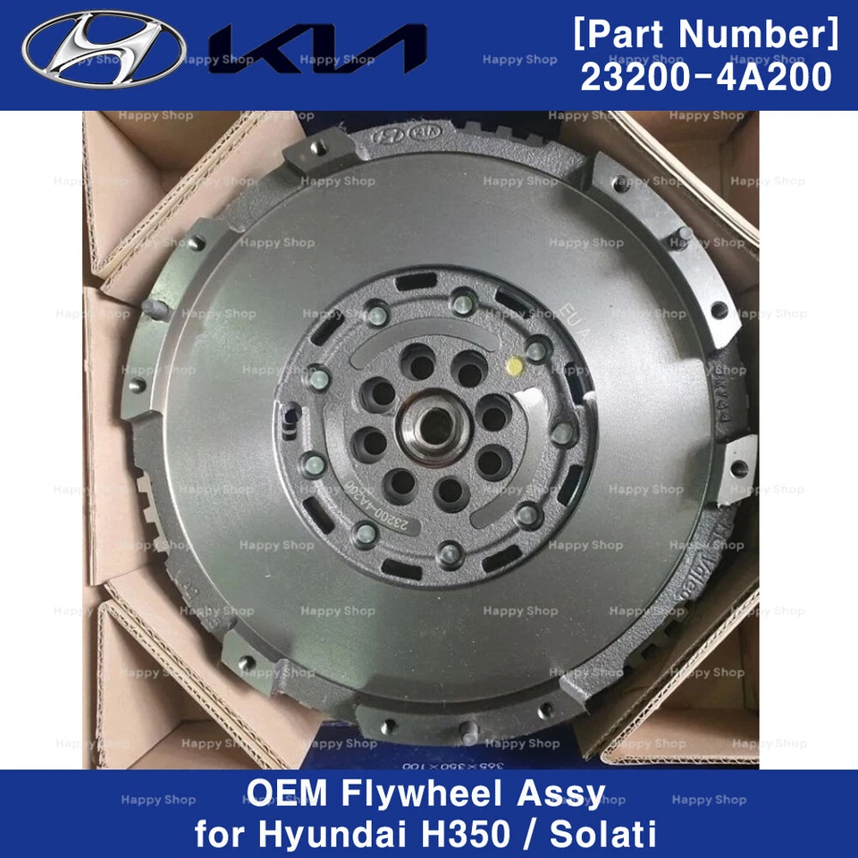 232004A200 Conjunto de volante de inercia genuino OEM para Hyundai H350 14-18 Solati 16-17 Foto 3 de 3