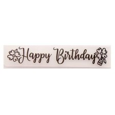 Happy Birthday Embossing Folder Stencil Template DIY Scrapbook Album Card Making