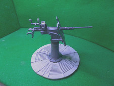 MK 4 Single Oerlikon gun on Platform in 1/24th scale. Model Boat Fittings.