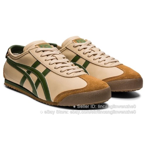 Elegantes Tenis MEXICO 66 Onitsuka Tiger Unisex Zapatos para Correr Abedul/Negro - Imagen 34 de 48