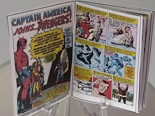 Mini 1964 Avengers Captain America #4 1:6 Größe 22 ORIGINALSEITEN REPLIKAT COMIC - Bild 2 von 11