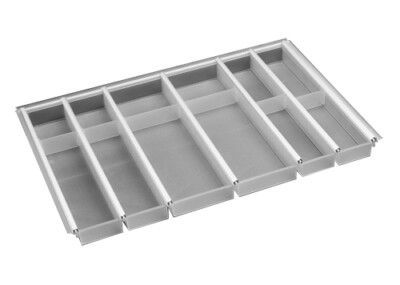 Besteckeinsatz CUISIO 80 graphit-transluzent (B 695-720 x T 463-480 mm) / Bes...