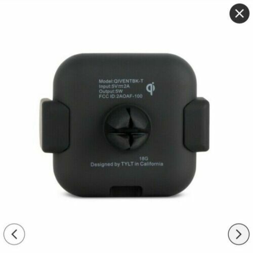 TYLT Wireless Charger Car Mount, Adjustable Car Mount Air Vent Holder, Qi - Picture 5 of 8
