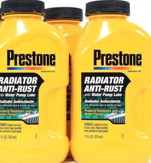 3 Prestone Radiator AntiRust With Water Pump Lube Protects Radiator