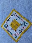 1949 Vintage BROWNIE / Girl SCOUT Square Cotton HANDKERCHIEF  Hankie Hanky — photo 3