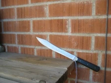 1900s Antique 9 1/2" Blade ** NICHOLS BROS. *** Carbon Slicing Carving Knife USA