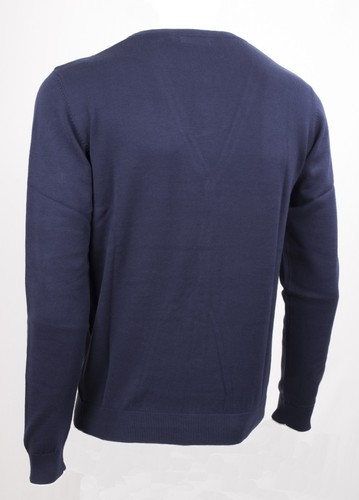 MARKUP Strickjacke aus Garn 100% Baumwolle 6-Knopf-Verschluss weicher Schnitt blau - Bild 3 von 4