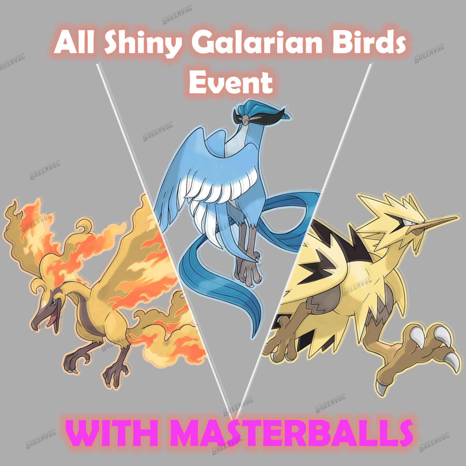 Ultra Shiny Moltres ✨ Galar Event 6IV ✨Pokemon Sword & Shield🚀Fast Trade🚀