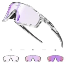 Photochromic Cycling Glasses Outdoor MTB Sunglasses Women Men Bicycle Goggles