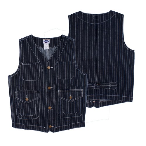 striped vest