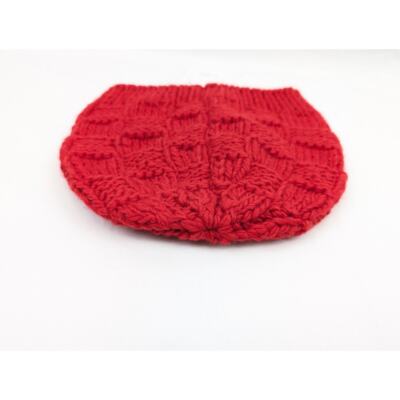 Bottega Veneta HandKnit Wool Square Beanie/Hat in Red BNWB M | eBay