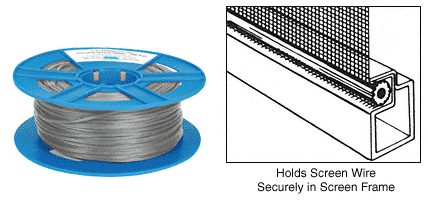 CRL 5C125 Gray .125 Screen Retainer Spline - 500' Roll - Picture 2 of 3