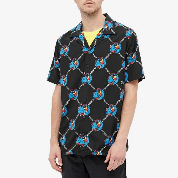 NWT Chinatown Market x Lacoste Short Sleeve Button Down Shirt in