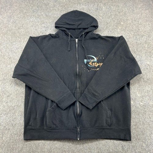Evanescence Hoodie Mens 2XL Black Full Zip Synthesis Band Tour 2018 Rock Emo