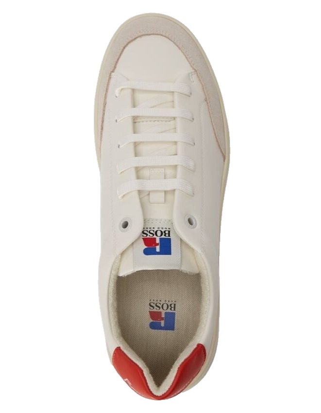 HUGO BOSS - 【非売品】バスケットボール　HUGOBOSS x RussellAthletic BOSS X Russell Athletic Sneakers Sporty Leather Lace-up