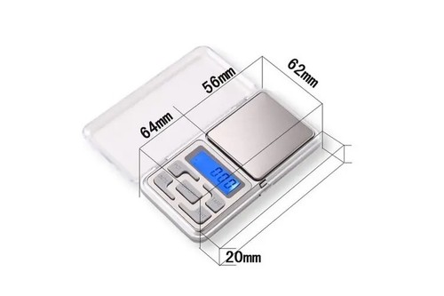 Mini Digital Scale .01-200gm High Precision Accuracy Jewelry Gold Gem 2 AAA Batt - Picture 3 of 24