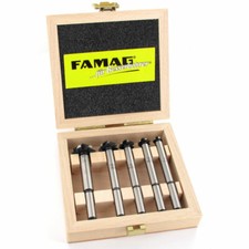 FAMAG Versenker Krauskopf SET | 5-teilig | im Holzkasten