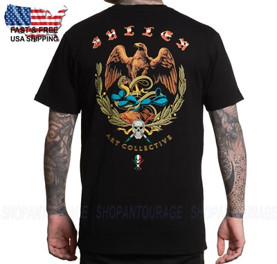 Sullen Art Collective Golden Eagle Premium SCM5635 Short Sleeve T-shirt For Men