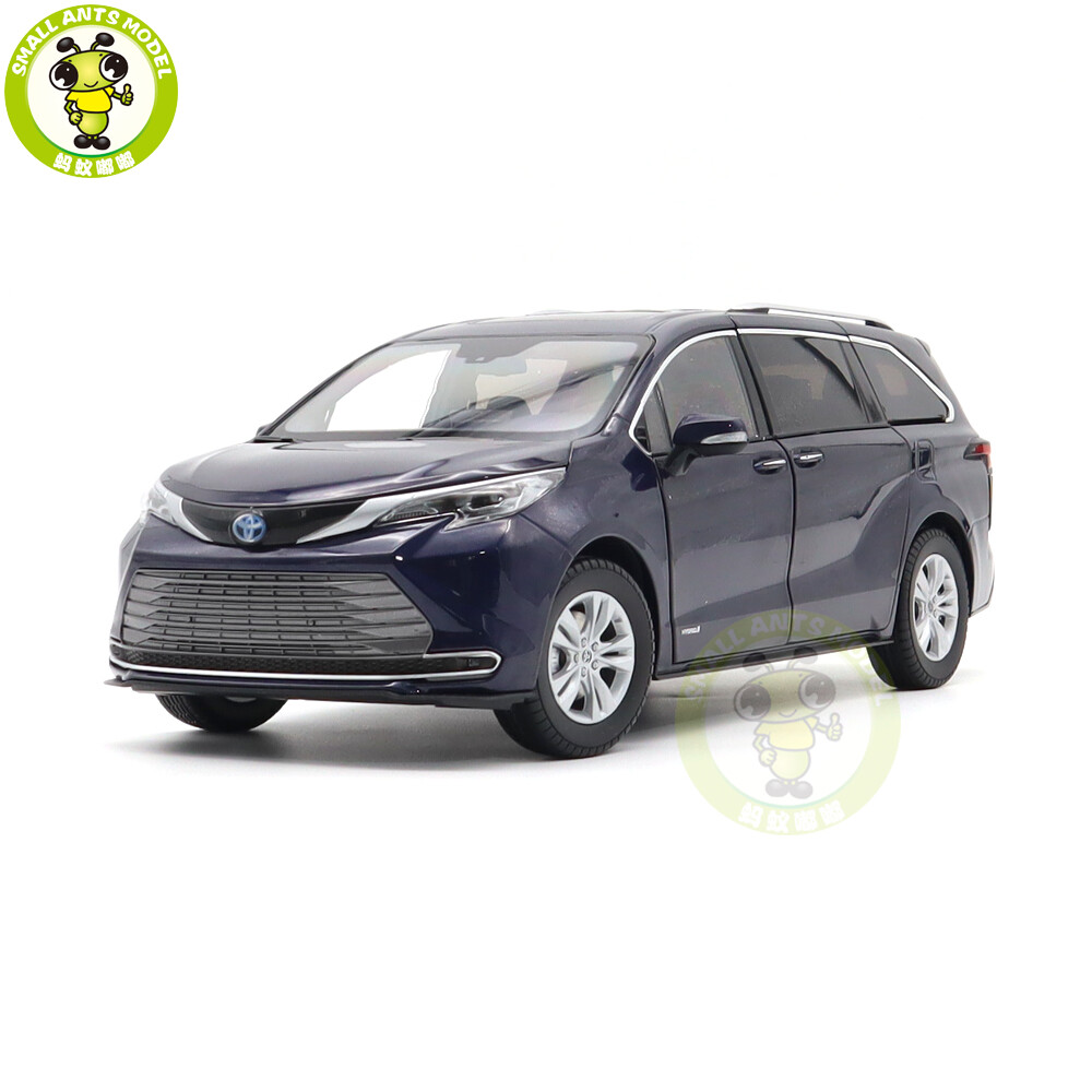 1/18 Toyota SIENNA MPV Blue Diecast Model Car Gifts For Friends | eBay