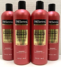 TRESemme Keratin Smooth Blowout Shampoo, 16.5oz, Pack of 4, Free Shipping!!!