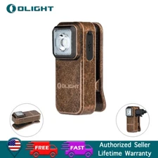 Olight Oclip CU Clip Light Rechargeable White and Red Light 300 Lumens-Copper