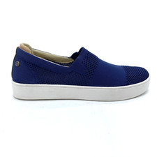 Womens 7.5 Spenco Shoes Patriot Blue Bahama Athletic Casual Slip On Knit Mesh