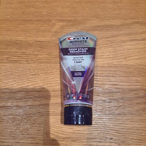 Crest 3D White Brilliance Deep Stain Remover Ultra White Toothpaste, 2.1 oz/59 g - Picture 2 of 5