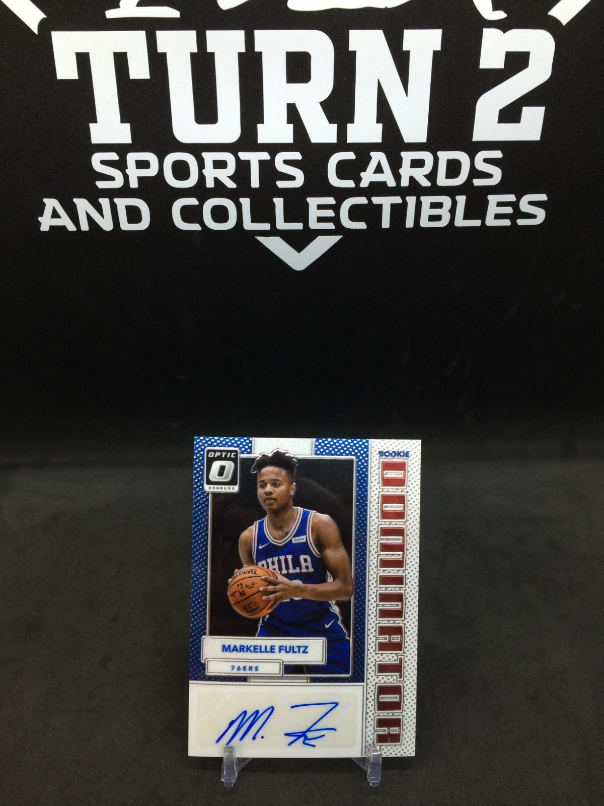 2017-18 Panini Donruss Optic Dominator Signature /49 Markelle Fultz Rookie Auto