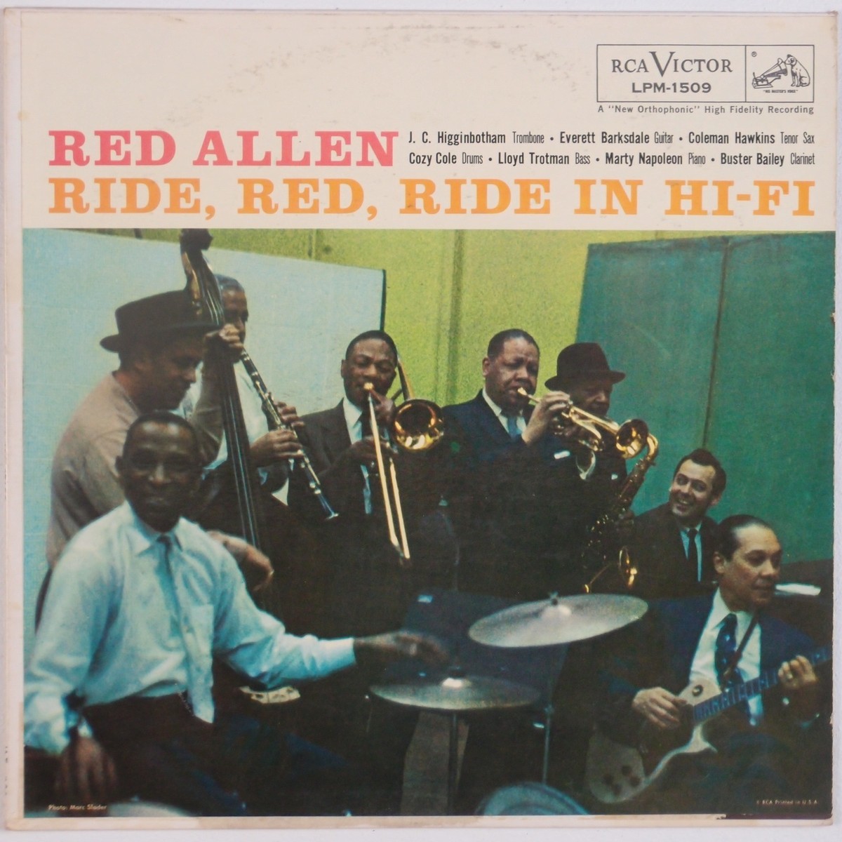 RED ALLEN: Ride, Red, In Hi Fi USA RCA Victor ORIG Jazz MONO LP