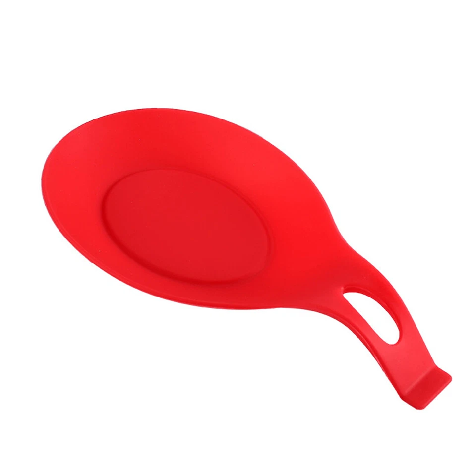 Pot Holder Kitchen Tool Silicone Spoon Mat Insulation Spoon Shelf Spoon Pad - Image 3 of 4