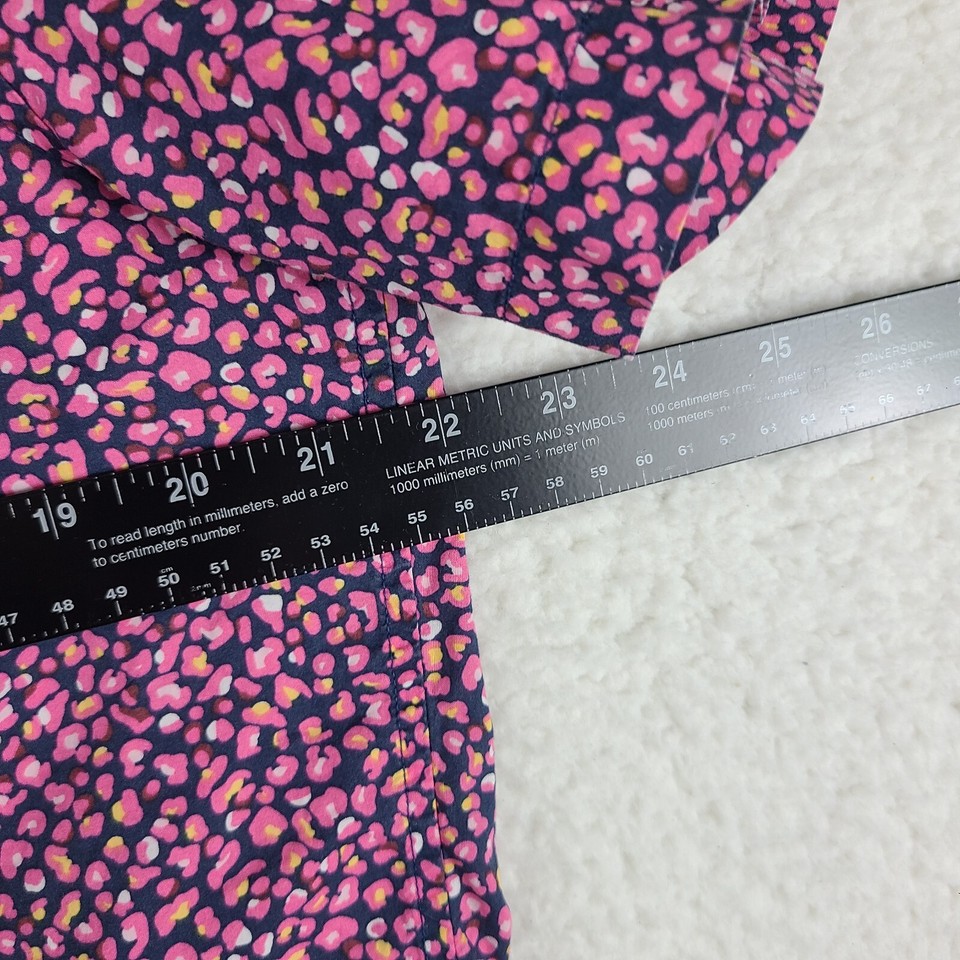 Bonobos Dress Shirt Mens Large Blue Pink Floral Slim Fit Hawaiian