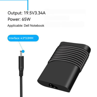 Dell Original Ladegerät – 45W, 19,5V, Für Inspiron 15 3552 Und Kompatible Notebooks