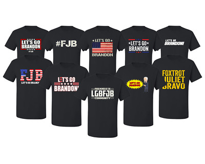 Lets Go Brandon FJB Joe Biden Politics Collection Shirt Unisex Graphic T