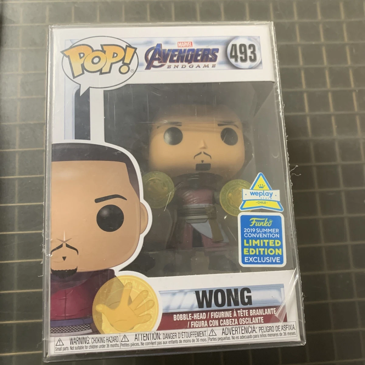 Funko Pop! Marvel: Wong #493 - SDCC Limited Edition Doctor Strange Endgame