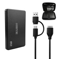 1 External Hard Drive, Portable Hard Drive,USB 3.0/USB