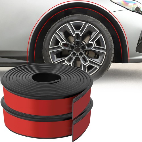 2PCS Car Wheel Eyebrow Arch Trim, Fender Flares Protector, Rubber Wheel Eyebr...